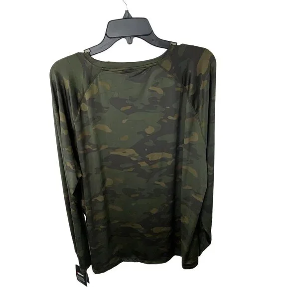 Bass Outdoor Moisture Wicking Stretch Camo Base Layer Long Sleeve Tee Size XL - Picture 3 of 7